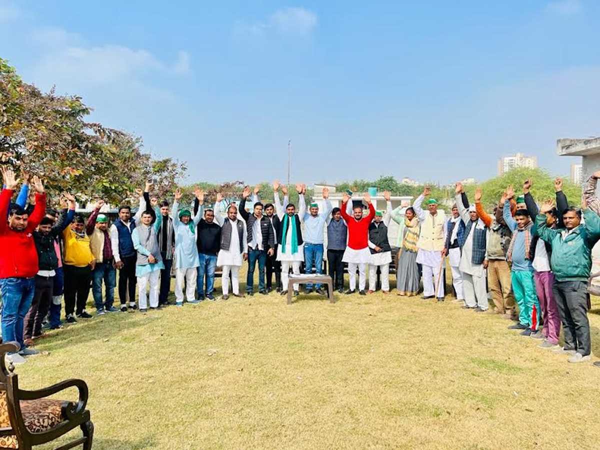 भाकियू अंबावता ने ग्रेनो प्राधिकरण पर होने वाली महापंचायत की तय की रूपरेखा